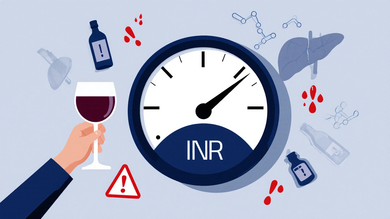 Alcohol and Blood Thinners: What You Need to Know About Bleeding Risk and INR Changes
