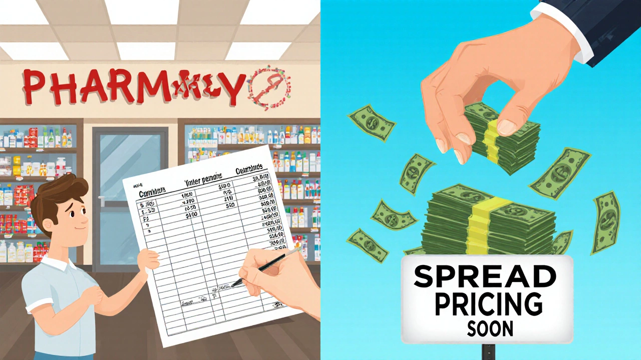 Independent pharmacist facing financial loss from PBM clawbacks and spread pricing.